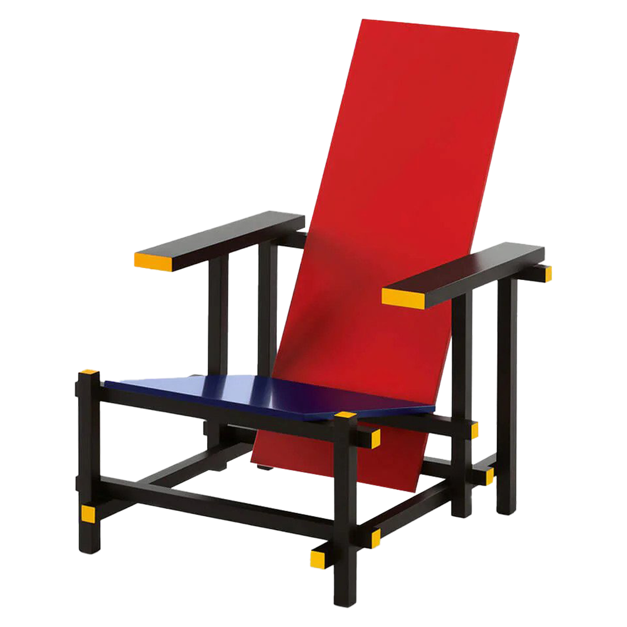 Red and blue chair